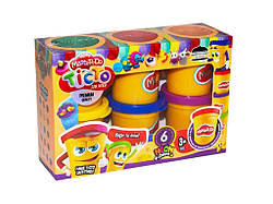 Тісто для ліплення Master Do Danko Toys (TMDB-01-01U), 6 кольорів