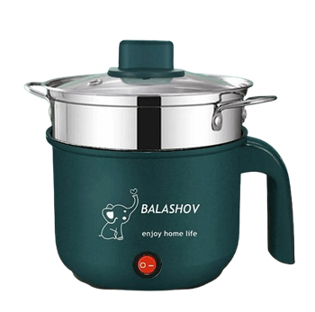 Електрична рисоварка з антипригарним покриттям Rice Cooker Зелена