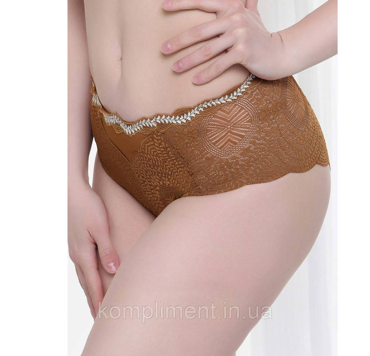 Труси жіночі з мереживом Lanny Moda,51389 гірчиці