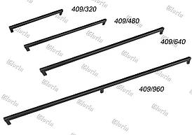 Ручки меблеві VIRNO LINES 409 чорні