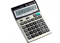 Настольный калькулятор для работы бухгалтерам и кассирам KK CF-912 Серый