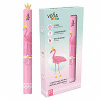 Электрическая детская зубная щетка Vega Kids VK-500B розовая