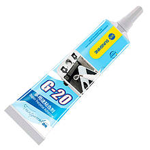 Клей Sunshine G20 для ремонту дисплея, задньої кришки, з дозатором, прозорий 15 мл 50, Прозорий