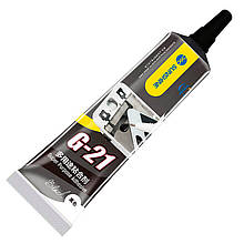 Клей Sunshine G20 для ремонту дисплея, задньої кришки, з дозатором, прозорий 15 мл 50, Чорний