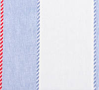 Ткань фланель 240 см полоска синяя набивная для постельного белья