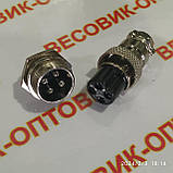 Роз'єм металевий 4-pin 16мм для товарних ваг комплект (мама+тато), фото 6