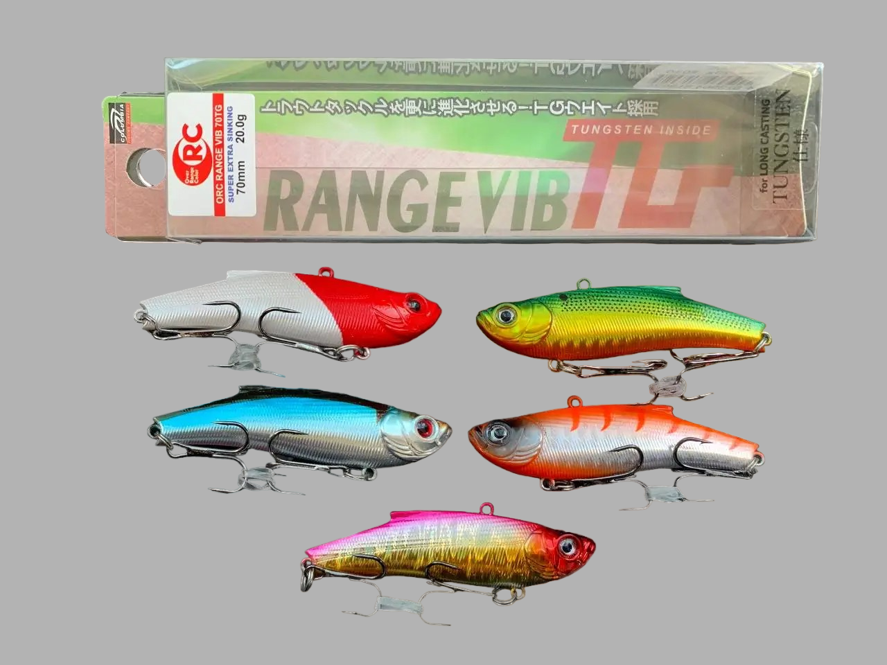 Воблер Раттлін Columbia ORC ( Bassday ) Range VIB 70 70мм 20гр Набір 5шт