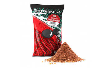 Прикормка для риби короп-полуниця Interkrill, 1кг