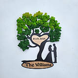 Сімейна картина. Романтична Картина на подарунок на весілля молодятам, подарунок на річницю весілля дружині, фото 2