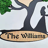 Сімейна картина. Романтична Картина на подарунок на весілля молодятам, подарунок на річницю весілля дружині, фото 3