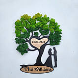 Сімейна картина. Романтична Картина на подарунок на весілля молодятам, подарунок на річницю весілля дружині, фото 6