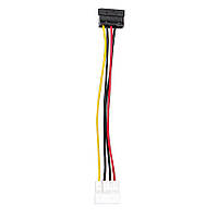 WEN Кабель живлення Molex SATA 4pin-15pin 1