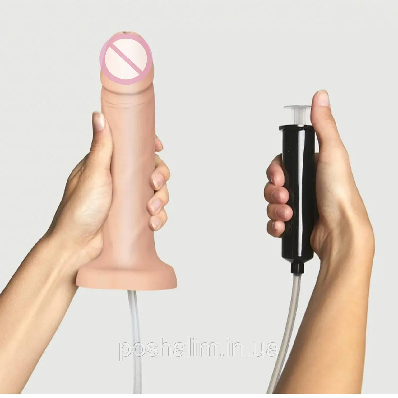 Фалоїмітатор з ефектом насіння реалістичний — L, Strap-On-Me, фото 1