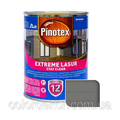 Самоочищающееся лазурное деревозащитное средство Pinotex Extreme Lasur (Каменно-серое) 1 л - фото 1 - id-p2097135129