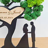 Романтична картина - подарунок дружині на річницю весілля, подарунок молодятам з підсвіткою чи без, фото 4