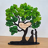 Романтична картина - подарунок дружині на річницю весілля, подарунок молодятам з підсвіткою чи без, фото 2