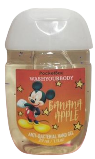 Антисептик для рук PocketBac WashYourBody Banana Apple 29мл