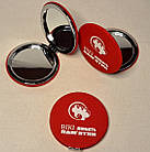 Дзеркало з логотипом, брендоване дзеркальце з емблемою, фото 5