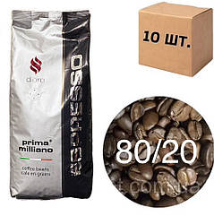 Кава в зернах 10кг ящик (10упак) Prima Italiano Oro Espresso (80% Арабіка, 20% Робуста)