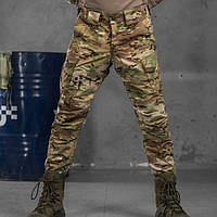 Мужские тактические штаны Kalista мультикам (M - XXXL) рип стоп вставки кордура Военные брюки для ЗСУ