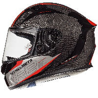 Мотошлем MT KRE Gloss Snake Carbon 2.0 Red XS