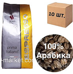 Ящик кави в зернах 10кг Prima Italiano Gold Selection Espresso 100% арабики для кавоварок