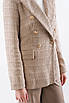 17289 Піджак класичний твідовий бежевий 17289 (2000000123325), фото 2