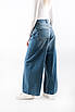 Джинси жіночі прямі широкі з асиметричними швами сині D-685 (2000000123455), фото 2