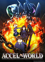 "Accel World" (Ускоренный мир) - плакат аниме