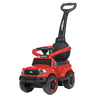 Дитячий толокар 2в1 Електромобіль Джип M 4564B-3 з батьківською ручкою, мотор, світло, звук