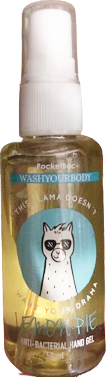 Антисептик для рук WashYourBody з ароматом lemon Pie 50мл