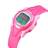 Спортивний цифровий дитячий водонепроникний (50м) годинник Skmei 1478PK Pink, фото 2