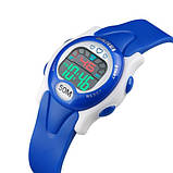 Спортивний цифровий дитячий водонепроникний (50м) годинник Skmei 1478DKBU Dark Blue, фото 4