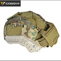 Кавер IDOGEAR для тактичного шолома з кишенею для батареї.Маскувальний чохол на військову каску