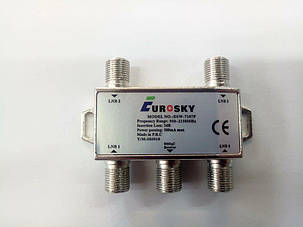 Комутатор Eurosky DSW-7107P DiSEqC 4x1 - для підключення 4 конверторів, фото 3