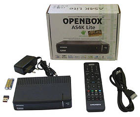 Супутниковий тюнер Openbox AS4K Lite - Компактний 4K UHD ресивер з Android 7.0