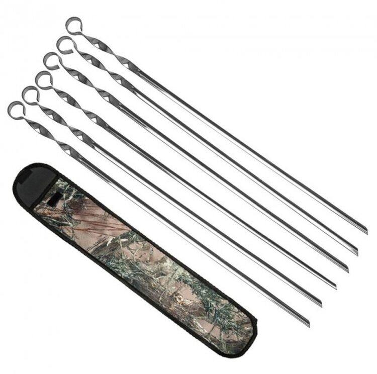 Набір кутових шампурів 6 штук із чохлом