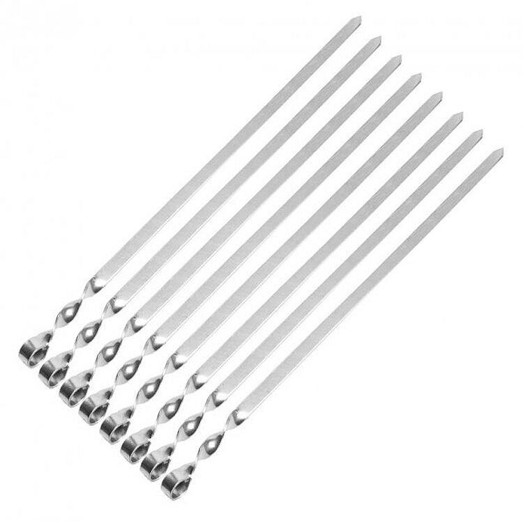 Набір плоских шампурів 8 штук, фото 1