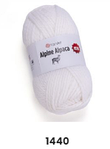 Нитки пряжа для в"язання напіввовна з альпакою ALPINE ALPACA Альпіне Альпака YarnYart ЯрнАрт №  1440 - білий