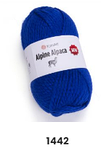 Нитки пряжа для в"язання напіввовна з альпакою ALPINE ALPACA Альпіне Альпака YarnYart ЯрнАрт №  1442 - волошка
