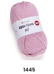 Нитки пряжа для в"язання напіввовна з альпакою ALPINE ALPACA Альпіне Альпака YarnYart ЯрнАрт №  1445 - рожевий