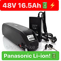 Аккумулятор 48V/16.5Ah Panasonic для электровелосипеда в корпусе! код 88165