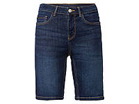 Шорты Бермуды джинсовые для женщины Esmara 367973 W29 темно-синий