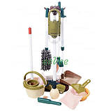 Дитячий набір для прибирання з пилососом Стійка з інструментами і відерце 14 предметів (60441), фото 2