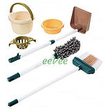 Дитячий набір для прибирання з пилососом Стійка з інструментами і відерце 14 предметів (60441), фото 4