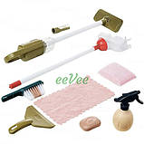 Дитячий набір для прибирання з пилососом Стійка з інструментами і відерце 14 предметів (60441), фото 5