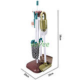 Дитячий набір для прибирання з пилососом Стійка з інструментами і відерце 14 предметів (60441), фото 7