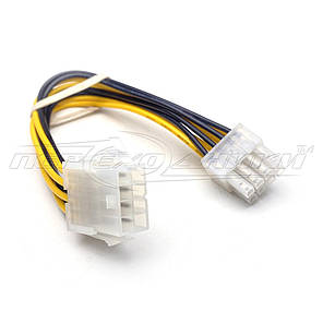 Кабель - подовжувач живлення відеокарти 8 pin на 8 pin, 18 см, фото 2
