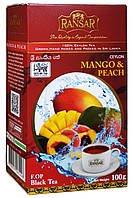 Чай чорний з ароматом манго та персика Ransar Mango&Peach 100 г (56071)