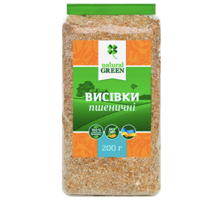 Висівки пшеничні високоякісні 200 гр